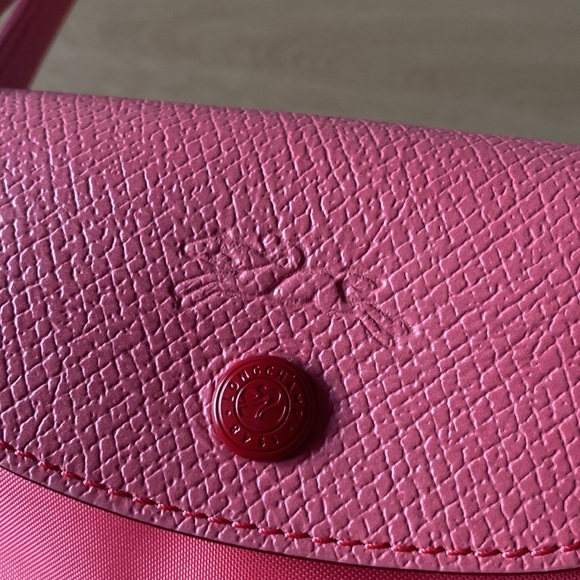 LONGCHAMP Le Pliage Neo Bag PINK CLASSIC TOTE with zip New condition - Picture 6 of 12